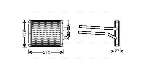 Heat Exchanger, interior heating (KA6067)
