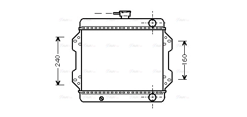 Radiator, engine cooling (SZ2003)