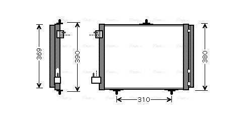 Condenser, air conditioning (PEA5295D)