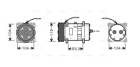 Compressor, air conditioning (CNK176)
