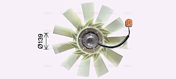 Clutch, radiator fan