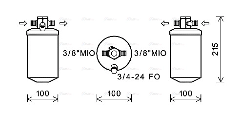 Dryer, air conditioning (NHD012)