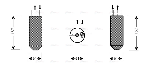 Dryer, air conditioning (MSD362)