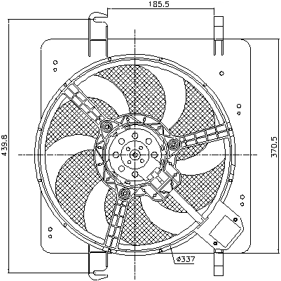 Fan, engine cooling
