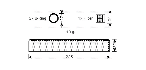 Dryer, air conditioning (TOD349)