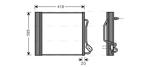 Condenser, air conditioning (MCA5010D)