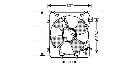 Fan, engine cooling (HD7523)