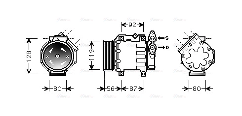 Compressor, air conditioning (FDAK431)
