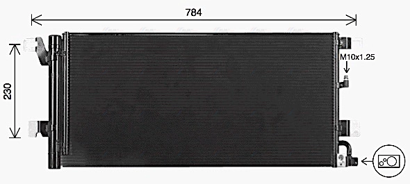 Condenser, air conditioning (AI5447D)