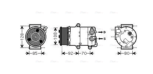 Compressor, air conditioning (FDAK415)