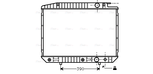 Radiator, engine cooling (MS2070)