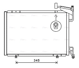 Condenser, air conditioning (FD5592)