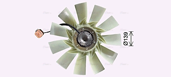 Clutch, radiator fan