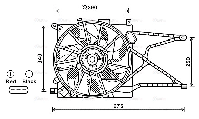 Fan, engine cooling (OL7596)
