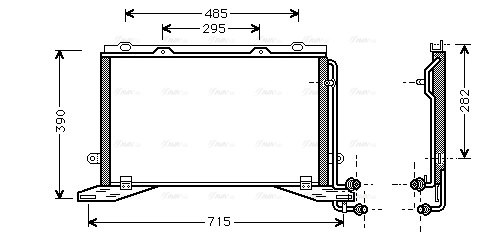 Condenser, air conditioning (MSA5268)