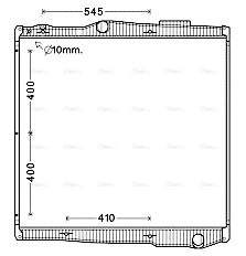 Radiator, engine cooling (SC2046)