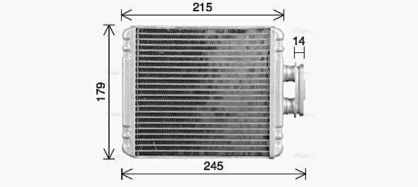 Heat Exchanger, interior heating (VN6434)