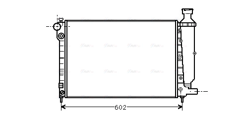Radiator, engine cooling (PE2014)