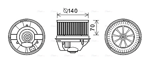 Interior Blower (FD8496)