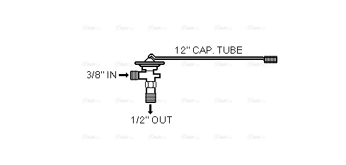 Expansion Valve, air conditioning (MF1033)