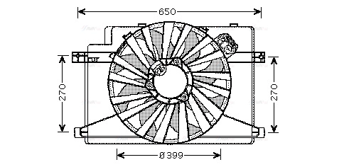 Fan, engine cooling (AL7510)