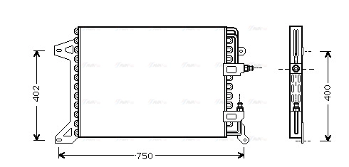 Condenser, air conditioning (IV5034)