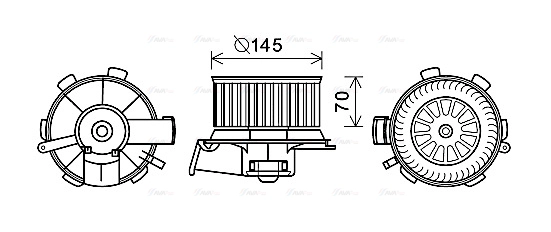 Interior Blower (PE8388)