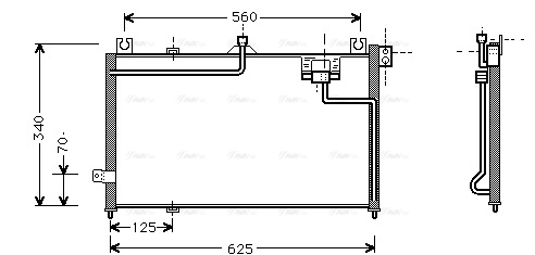 Condenser, air conditioning (MZ5125)