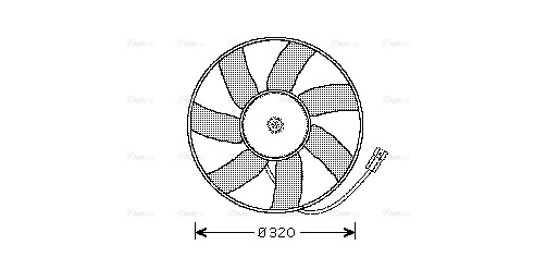 Fan, engine cooling (OL7522)