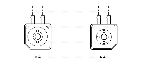 Oil Cooler, engine oil (VN3086)