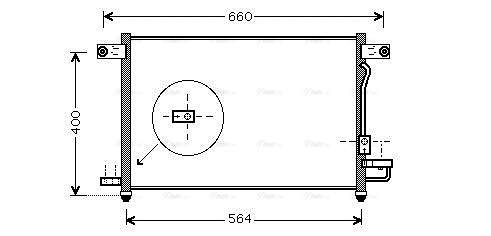 Condenser, air conditioning (DW5061D)