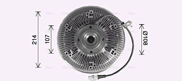 Clutch, radiator fan