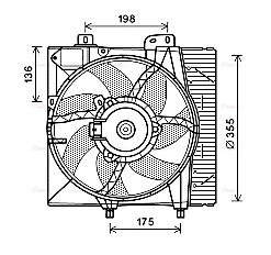 Fan, engine cooling (PE7550)