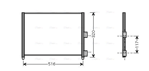 Condenser, air conditioning (FTA5303)