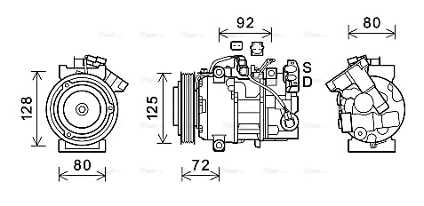 Compressor, air conditioning (RTK628)