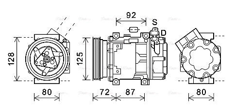 Compressor, air conditioning (DNAK429)