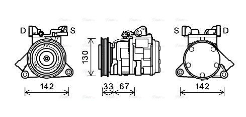 Compressor, air conditioning (JEAK062)