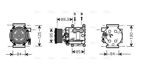 Compressor, air conditioning (FDK402)