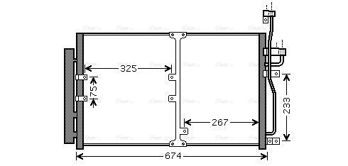 Condenser, air conditioning (OL5425D)