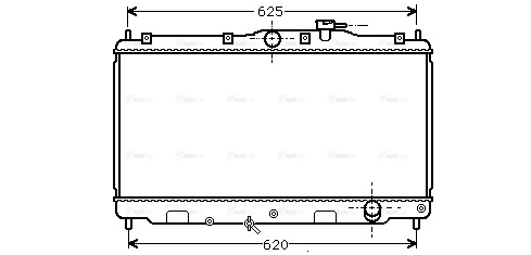 Radiator, engine cooling (HD2010)