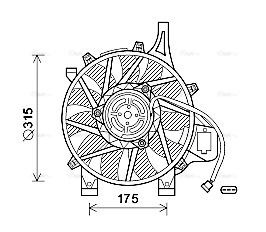 Fan, engine cooling (OL7536)