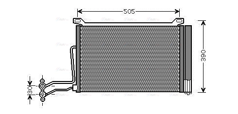 Condenser, air conditioning (BW5264D)