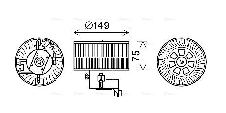 Interior Blower (MS8619)