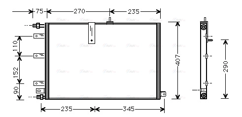 Condenser, air conditioning (SB5034)