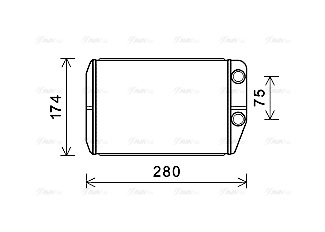 Heat Exchanger, interior heating (FT6410)