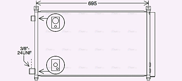 Condenser, air conditioning (DN5456D)
