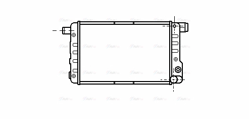 Radiator, engine cooling (FTA2132)