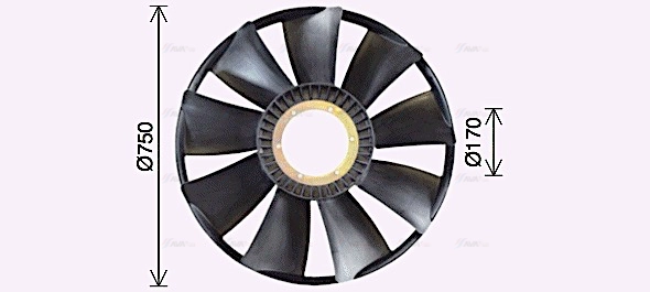 Clutch, radiator fan (MNB118)