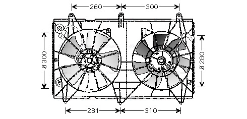 Fan, engine cooling (HD7516)
