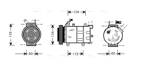 Compressor, air conditioning (OLK021)